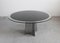 Round Pedestal Table in Steel and Glass by Luigi Saccardo for Maison Jansen, 1970s 2