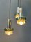 Vintage Space Age Green Cascade Pendant Lamp 3