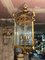 French Empire Brass and Glass Lantern Ceiling Light 2