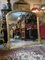 Viktorianischer Ovremantle Spiegel aus geschnitztem & vergoldetem Holz 1