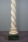 Wooden Marbled Column Candlestick 4