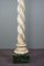 Wooden Marbled Column Candlestick, Image 4