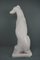 English Sitting Dog in Painted Plaster 7