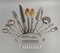 19th Century Edmond Jamet Minerva Silver Cutlery Set, Set of 22 3