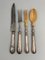 19th Century Edmond Jamet Minerva Silver Cutlery Set, Set of 22 5