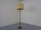 Mid-Century Teak & Brass Floor Lamp, Denmark, 1950s, Image 4