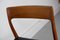 Teak Model 77 Chairs by Niels Otto Møller for J.L. Møller, 1970s, Set of 3, Image 8