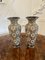 Antique Victorian Lambeth Doulton Vases, Set of 2 1