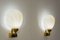 Lampade da parete vintage in stile Art Déco, anni '60, set di 2, Immagine 2