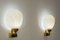 Vintage Art Deco Style Wall Lights, 1960s, Set of 3 8