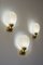 Vintage Art Deco Style Wall Lights, 1960s, Set of 3 3