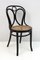 Curved Beech and Straw Chairs attributed to Thonet, Vienna, 1890s, Set of 2 4