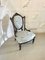 Fauteuil Victorien Antique en Noyer 3