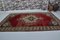 Vintage Burgundy Red Handmade Area Rug 2