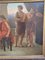 Neoclassical Scene Depicting Young Emperor with Muses, 19th Century, Large Oil on Canvas, Framed 6