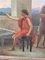Neoklassizistische Szene mit dem jungen Kaiser mit Musen, 19. Jh., Großes Öl auf Leinwand, Gerahmt 8