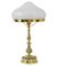 Historistic Table Lamp with Cut Glass Shade, 1890s 1