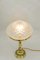 Historistische Tischlampe mit geschliffenem Glasschirm, 1890er 6