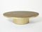 Large Oval Oxidized Brass Coffee Table by Isabelle and Richard Faure, 1970s 1