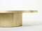 Large Oval Oxidized Brass Coffee Table by Isabelle and Richard Faure, 1970s 8