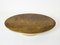 Großer ovaler Couchtisch aus oxidiertem Messing von Isabelle und Richard Faure, 1970er 5