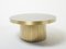 Large Oval Oxidized Brass Coffee Table by Isabelle and Richard Faure, 1970s 7