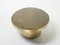 Large Oval Oxidized Brass Coffee Table by Isabelle and Richard Faure, 1970s 10