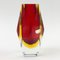 Mid-Century Sommerso Murano Glass Vase by Flavio Poli for Alessandro Mandruzzato, Italy, 1960s 1