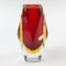Mid-Century Sommerso Murano Glass Vase by Flavio Poli for Alessandro Mandruzzato, Italy, 1960s, Image 3