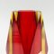 Mid-Century Sommerso Murano Glass Vase by Flavio Poli for Alessandro Mandruzzato, Italy, 1960s 7