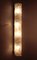 Eisglas Wandlampen von Hillebrand Lighting, 1970er, 2er Set 5