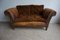 French Distressed Leather Adjustable Loveseat or Daybed, 1900s, Image 4