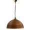 Split Reed & Brass Pendant Lamp, Italy, 1970s, Image 7