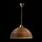 Split Reed & Brass Pendant Lamp, Italy, 1970s, Image 10