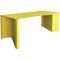 Yellow Metal Z-Table by Claire Bataille & Paul Ibens for Bulo 1