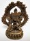 Tibetan Bronze Deity on Lotus Base 2