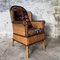 Vintage Wicker Armchair with Kilim Style Fabric, 1960 11