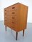 Teak Chest of Drawers from Arne Vodder, Denmark, 1960s 6