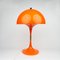 Danish Orange Plastic Table Lamp, 1970s 7