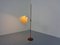 Teak & Brass Floor Lamp, Denmark, 1950s 8