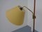 Teak & Brass Floor Lamp, Denmark, 1950s 16