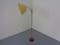 Teak & Brass Floor Lamp, Denmark, 1950s 4