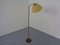 Teak & Brass Floor Lamp, Denmark, 1950s 6