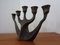 Brutalist Bronze Candleholder by Michael Harjes, 1960s 3