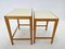 Ceramic & Wood Nesting Tables, Germany, 1950s, Set of 2 8