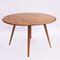 Round Beech and Elm Dropleaf Dining Table from Ercol, 1960s, Image 1