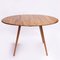Round Beech and Elm Dropleaf Dining Table from Ercol, 1960s 5