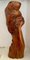 Abstract Virgin & Child Sculpture in Olive Wood, 1970s 4