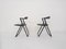 Black Folding Chairs by Per Skipper, Italy, 1970s, Set of 2, Image 5