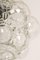 Lámpara colgante pequeña de vidrio burbuja de Helena Tynell para Limburg, Alemania, Imagen 5